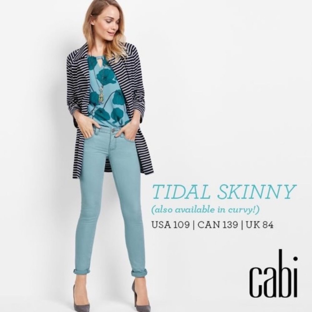 Cabi Tidal Skinny Jean Sz 0